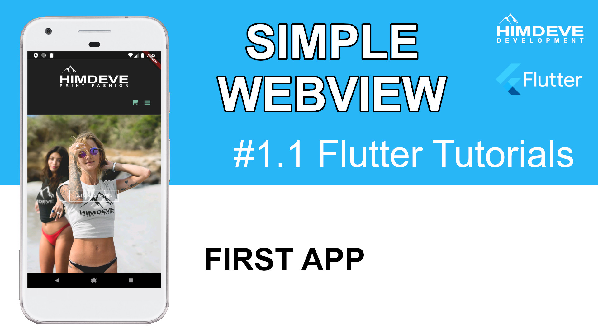 #1_1 Simple Webview Flutter Tutorials
