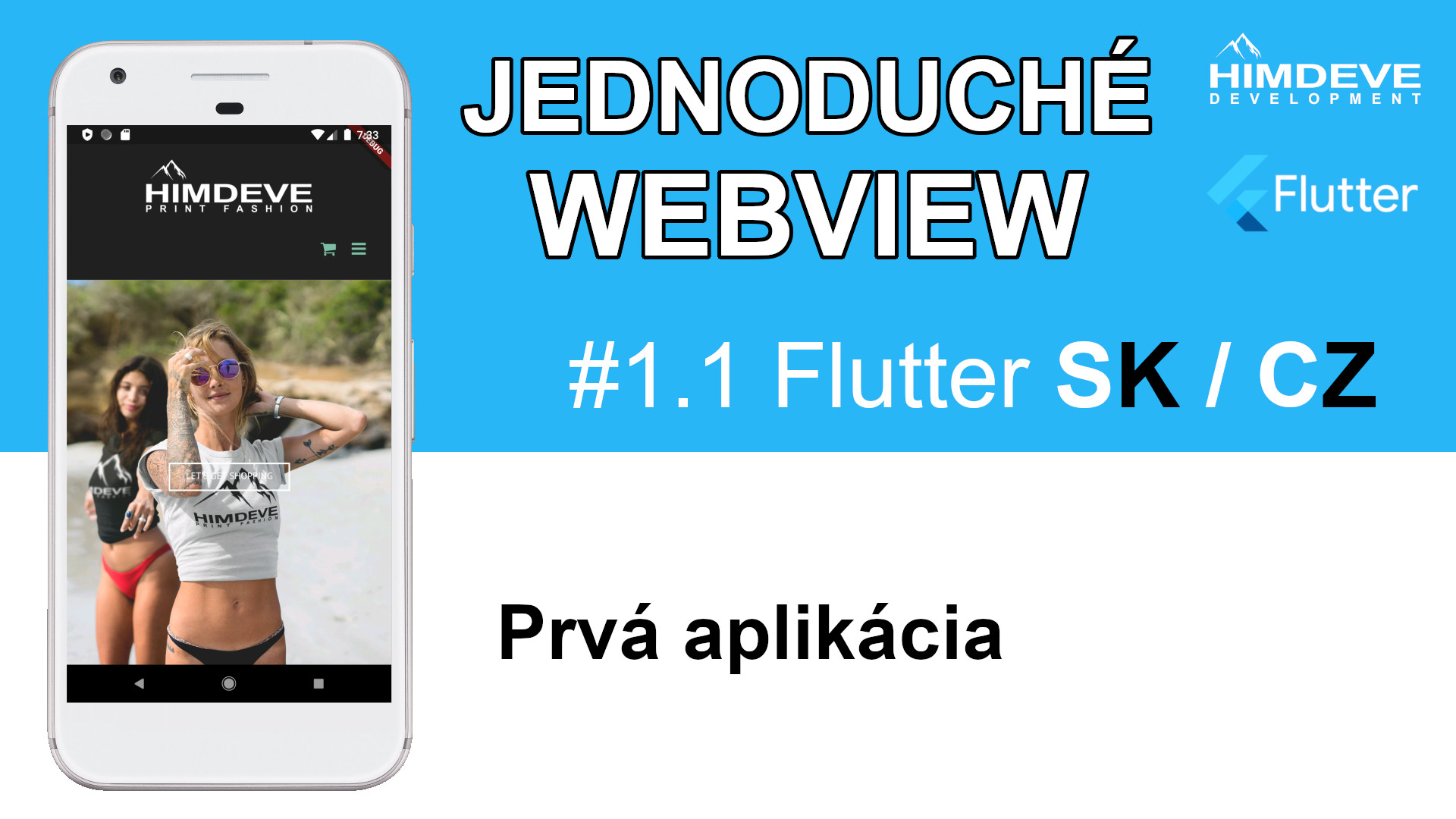 #1_1 Jedonduche Webview Flutter SK / CZ tutorialy