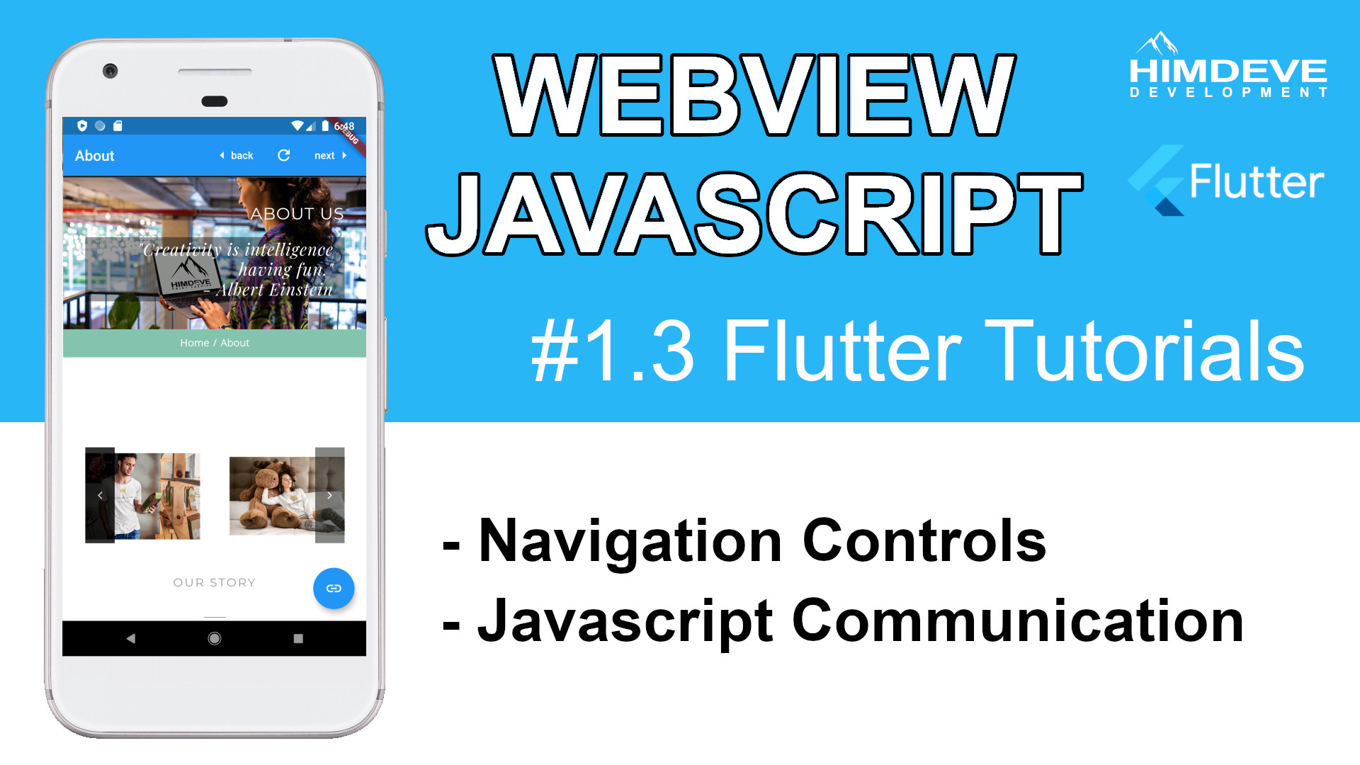 #1_3 Webview Javascript Flutter Tutorials