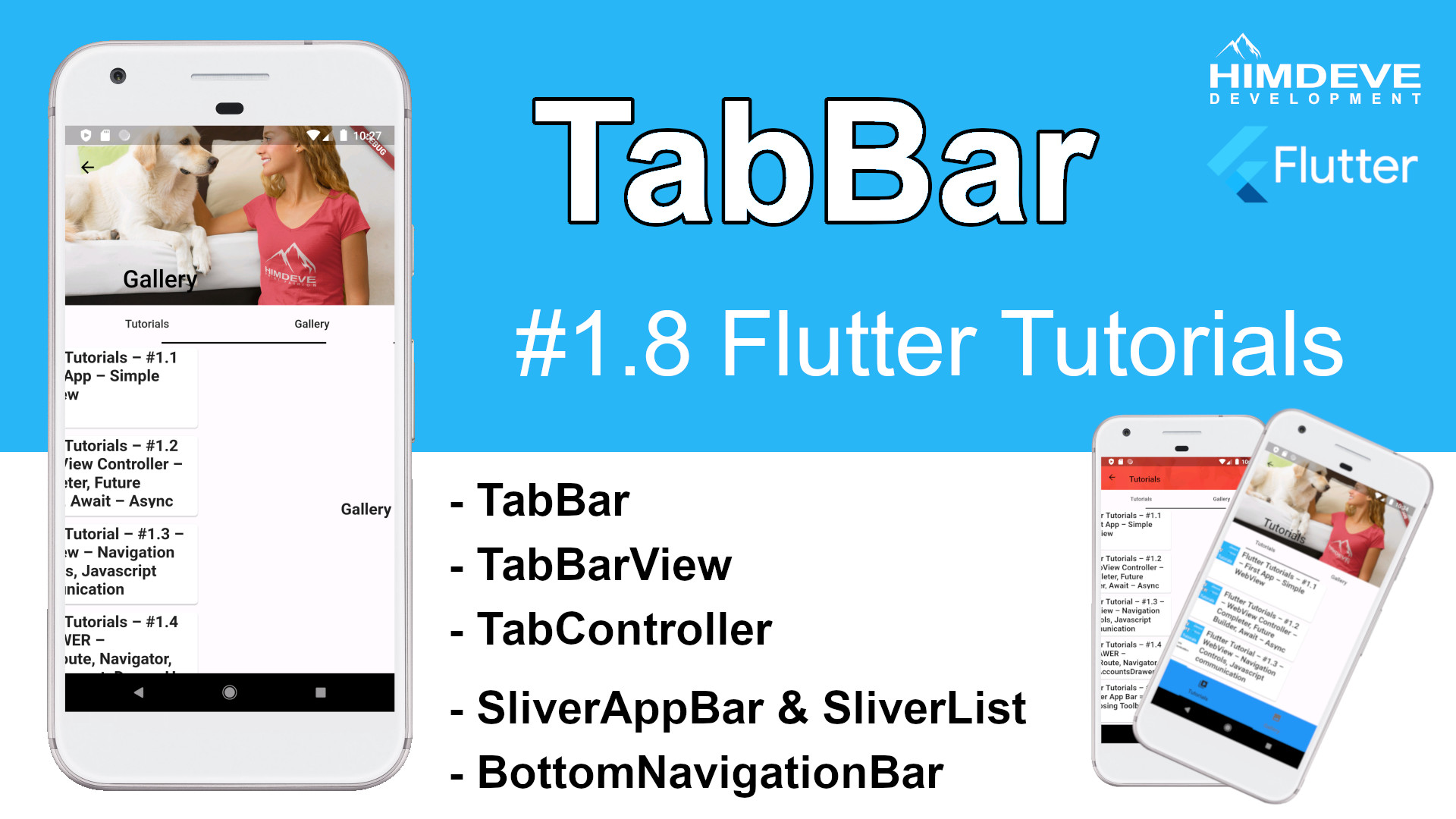 #1_8 TabBar Flutter Tutorial